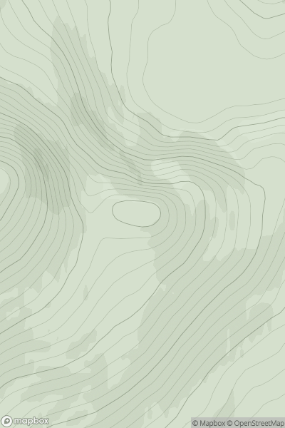 Thumbnail image for Carn an Daimh [Braemar to Montrose] [NO297870] showing contour plot for surrounding peak